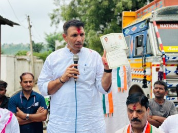 दतिया की गलियों में पहुंचे जीतू पटवारी; भाजपा के खिलाफ जनाक्रोश का किया दावा